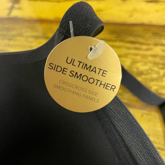 Wacoal Ultimate Side Smoother Wireless Bra Black Sz 34DD 852281 - Picture 4 of 5